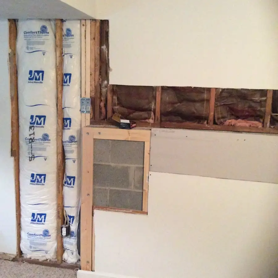 Wall insulation replacement during Odor Removal & Deodorization in Katy